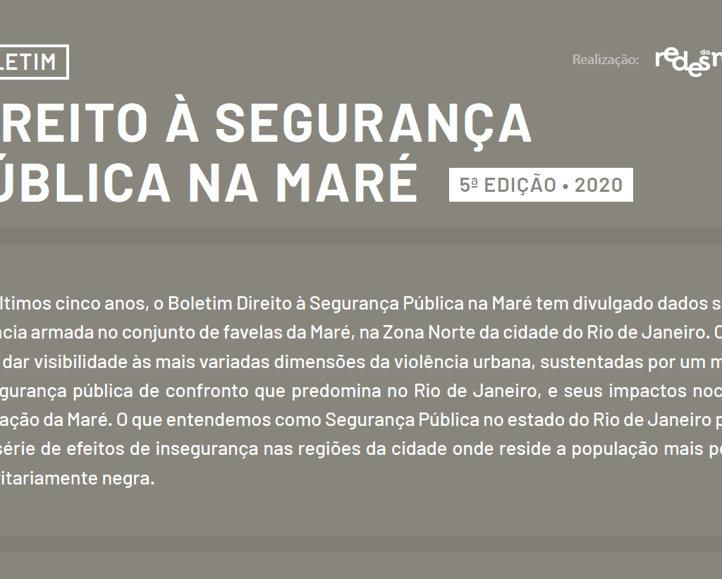 5 Boletim de Segurança Pública é lançado