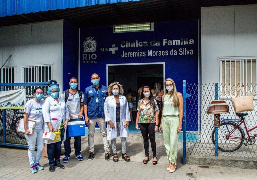 Profissionais de saúde na Clínica da Família Jeremias Moraes da Silva. Foto: Matheus Affonso